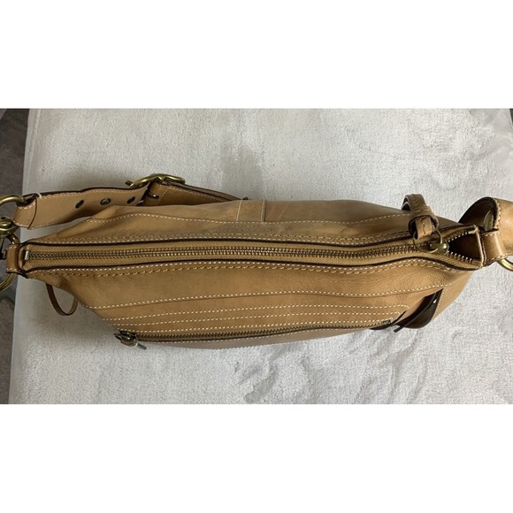 Vintage Coach 10559 Legacy Leather Shoulder Crossbody Bag Natural Camel - Picture 12 of 16